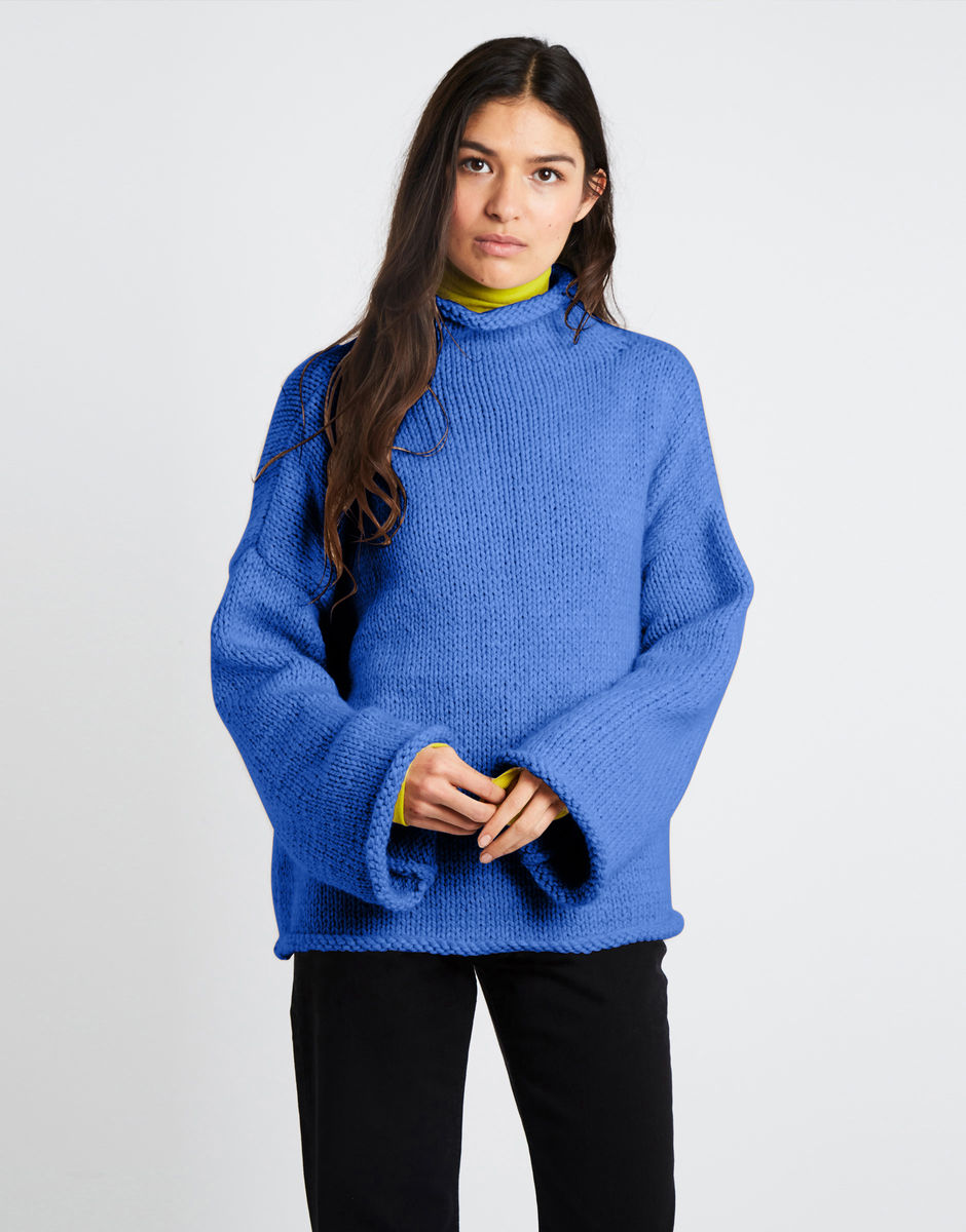 Audrey Sweater Cornflower Blue