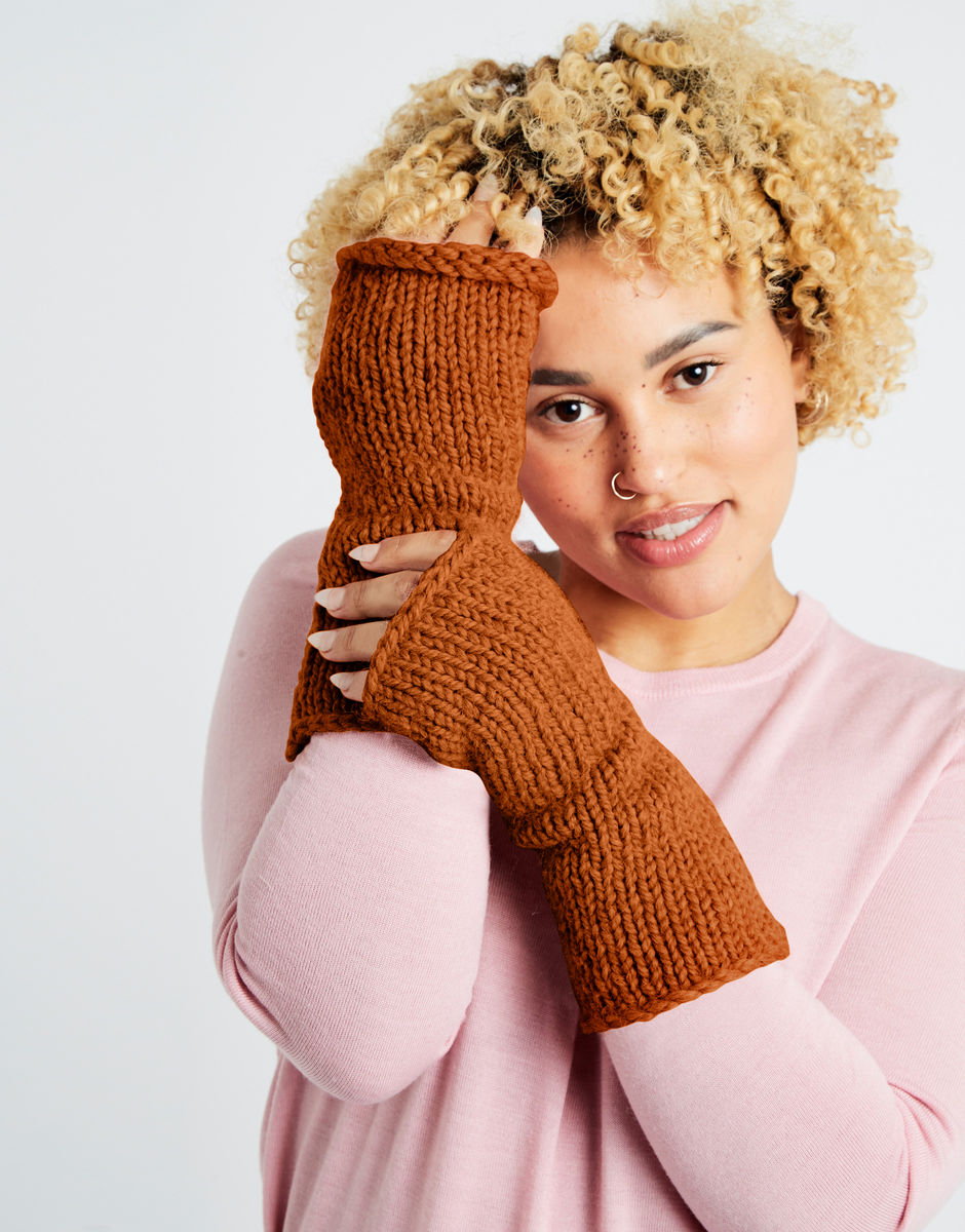 Kate Mittens Chestnut Brown