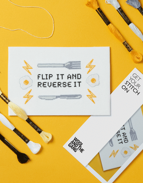 Flip It And Reverse It cross-stitch kit
