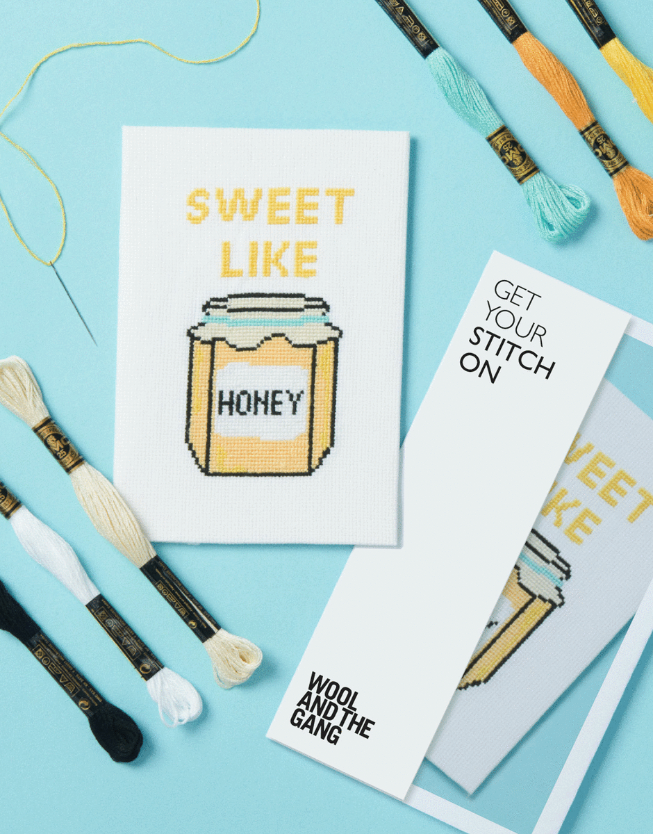 Sweet Like Honey cross-stitch kit