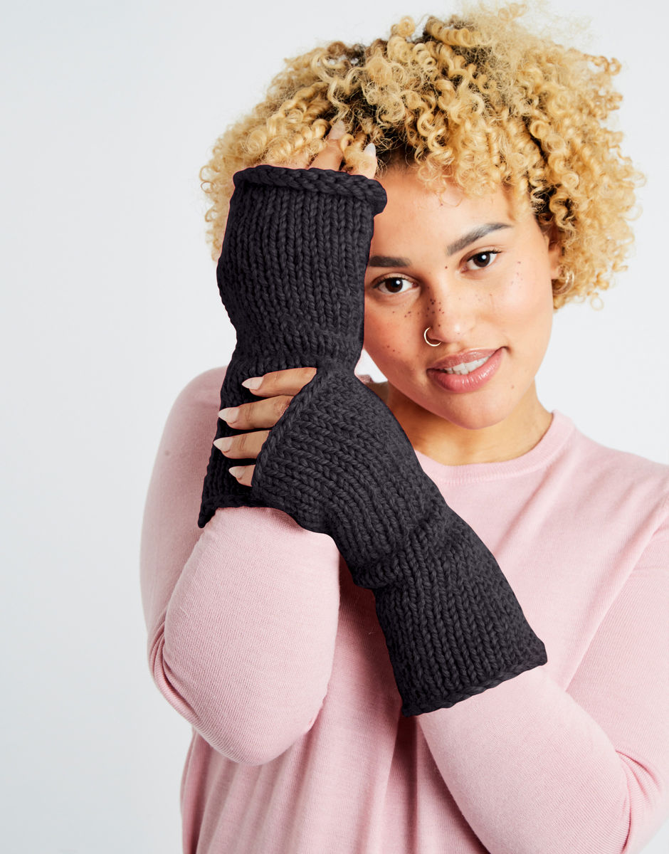 Kate Mittens Tweed Grey