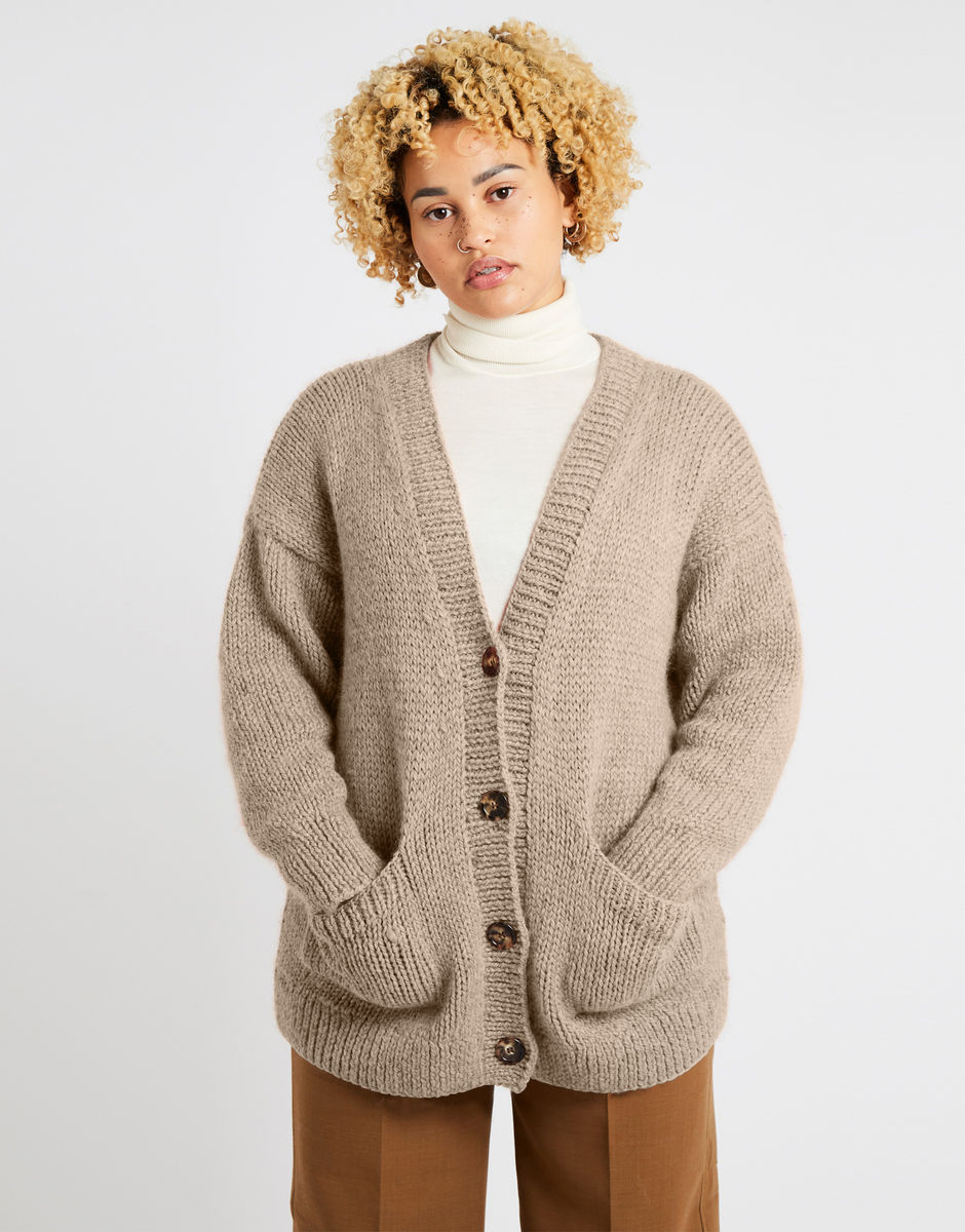 Cardigan Elizabeth Sahara Dust