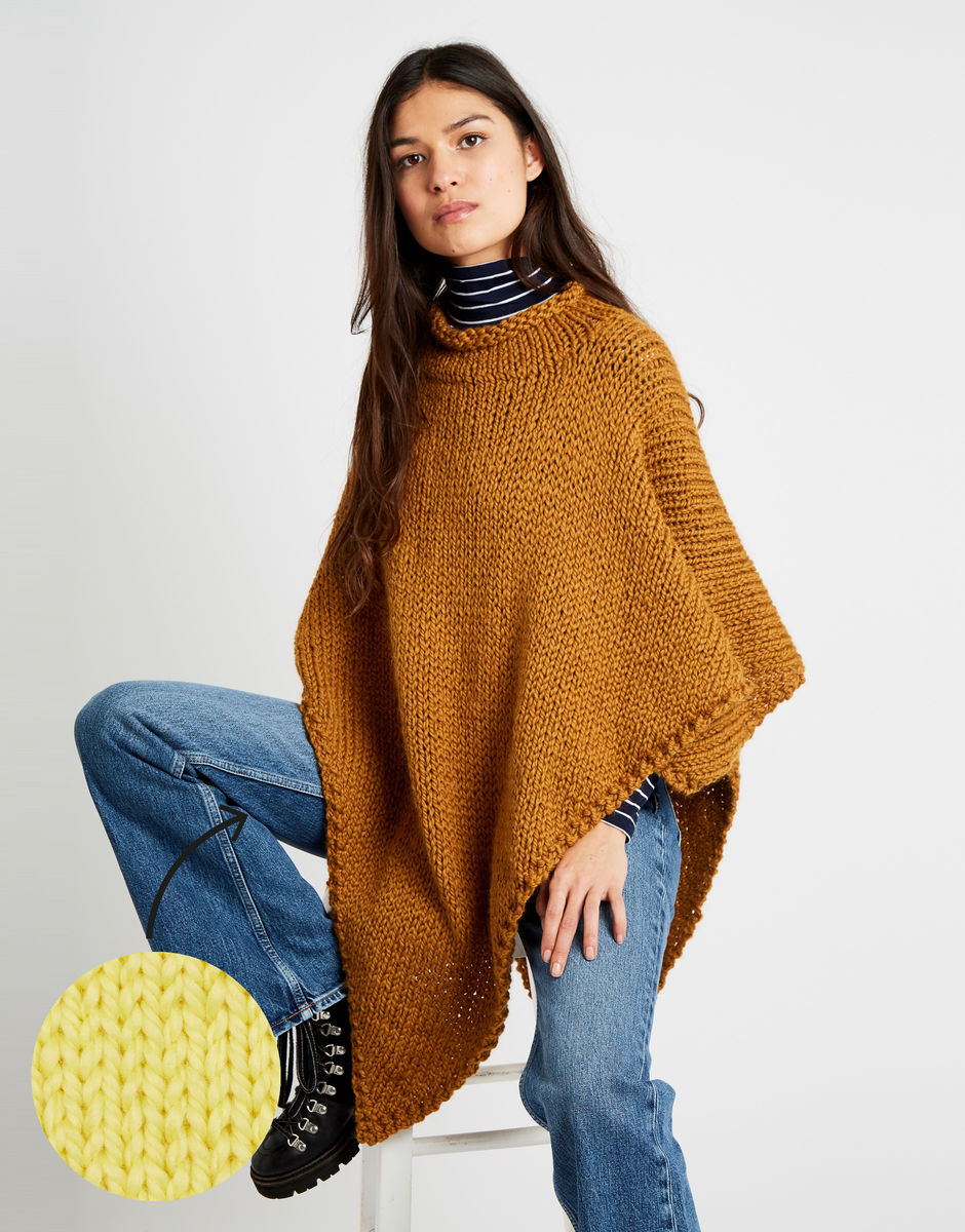 Poncho Gwyneth Chalk Yellow