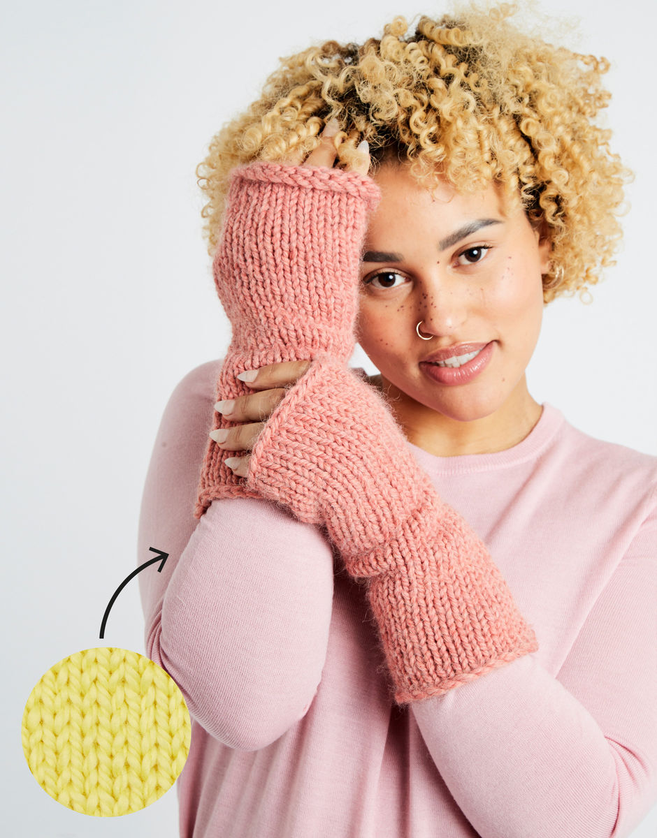 Kate Mittens Chalk Yellow