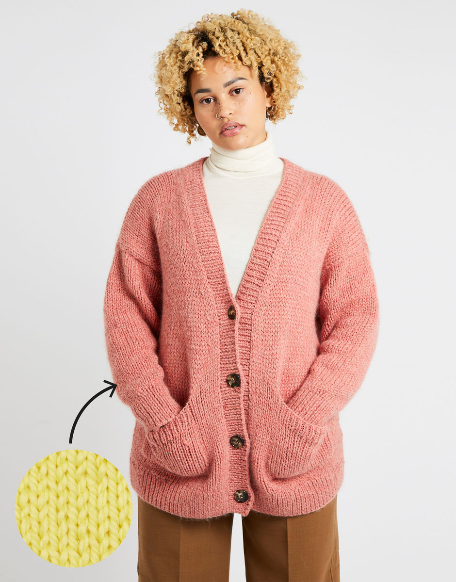 Cardigan Elizabeth Chalk Yellow