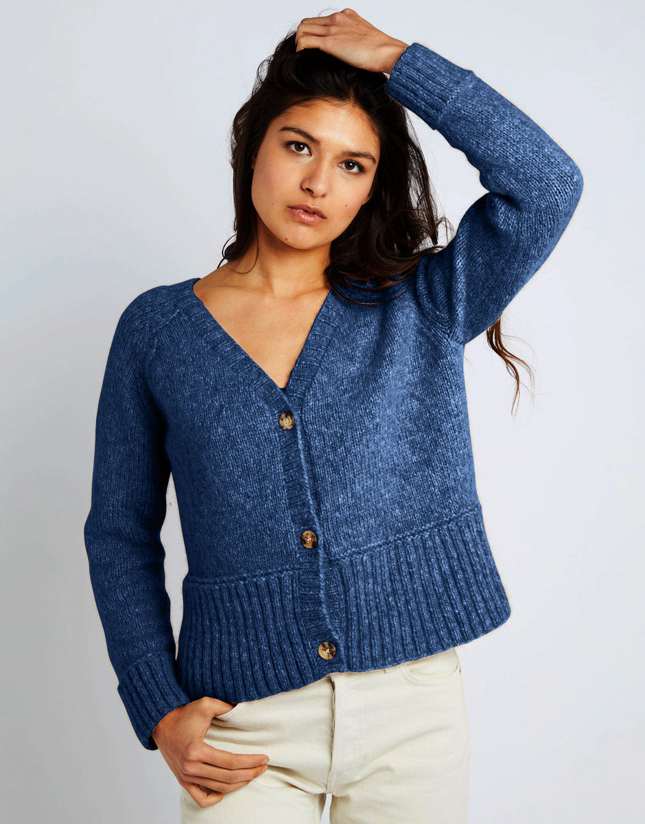 Happy Cardigan Curasao Blue