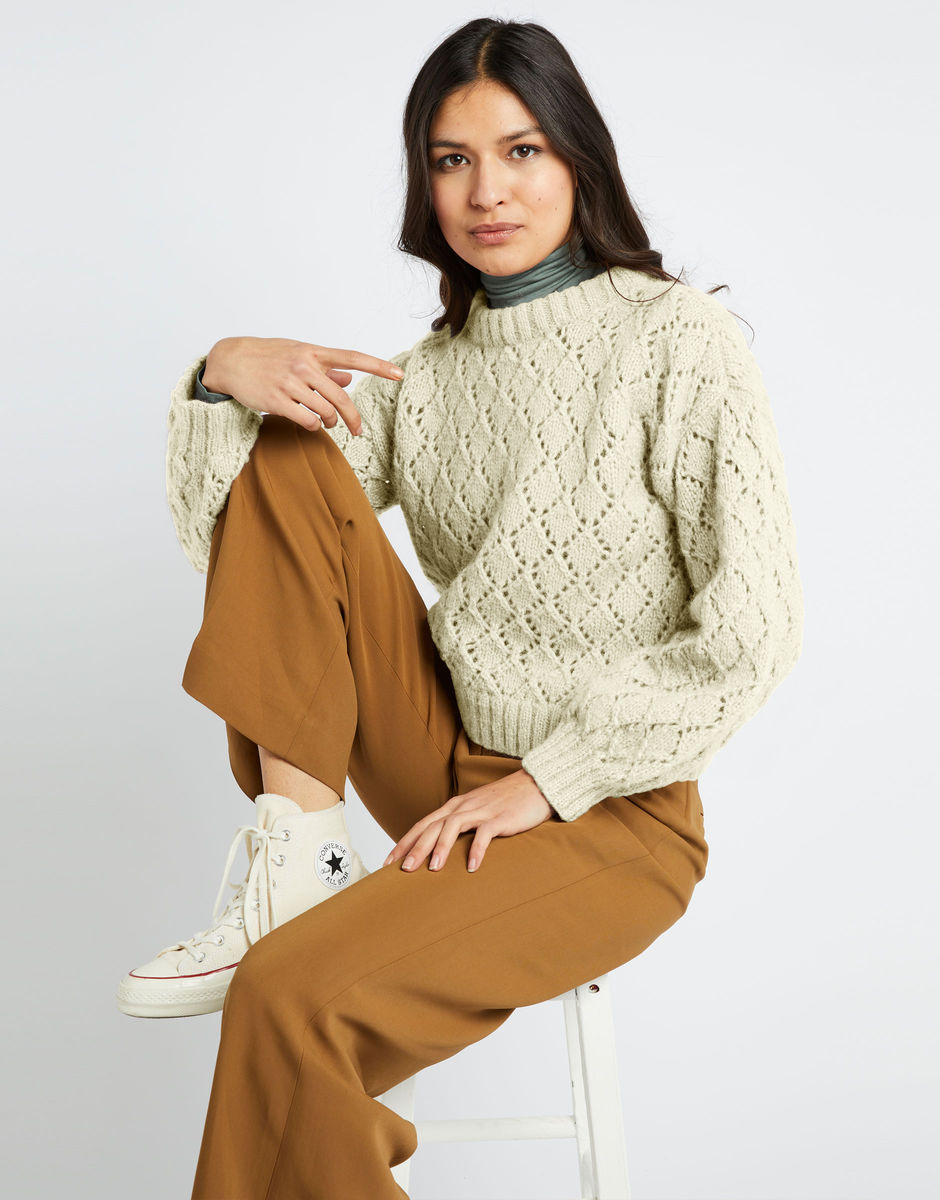 All Star Pullover Ivory White