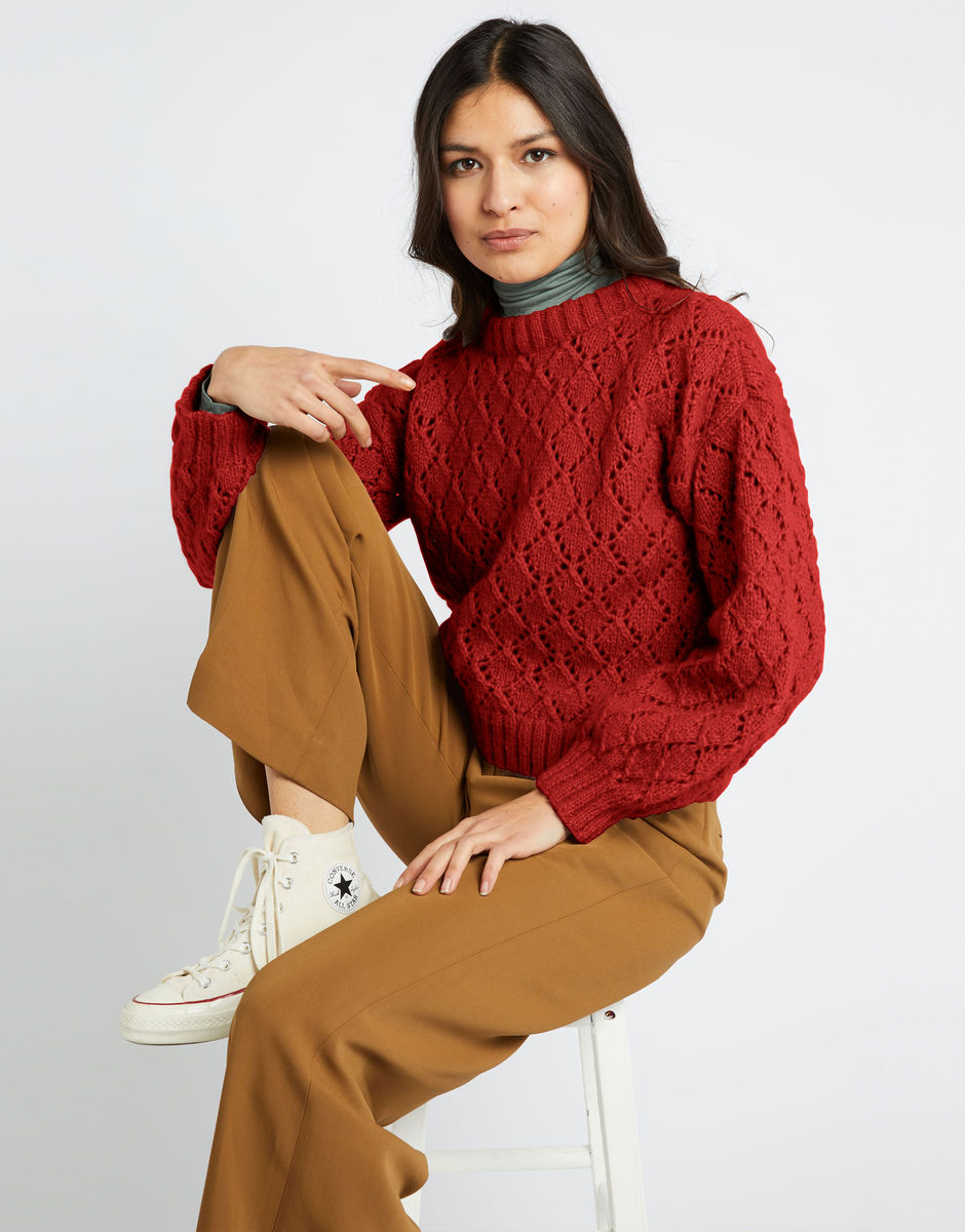 All Star Pullover Red Ochre