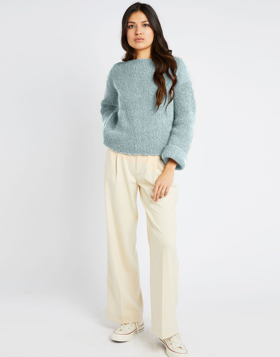 Stronger Pullover Duck Egg Blue