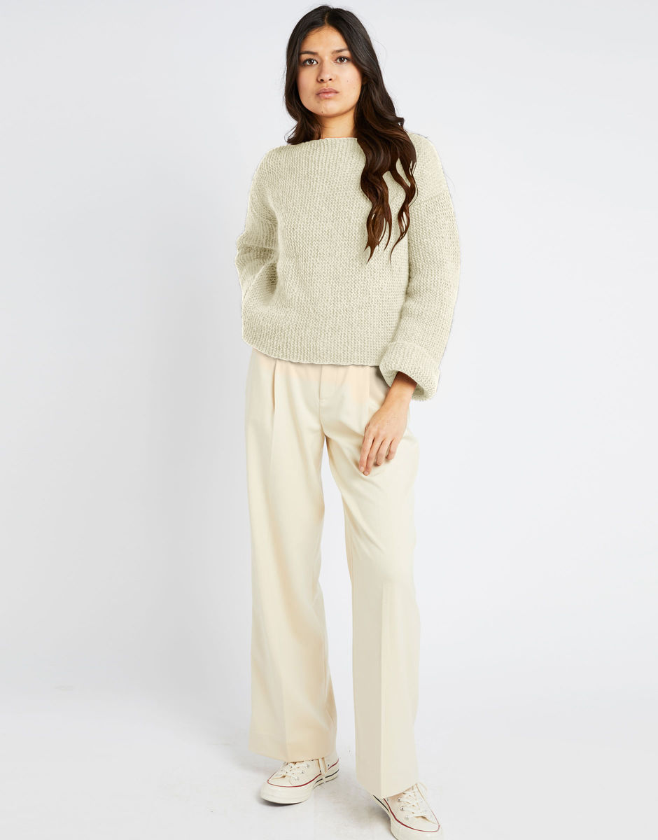 Stronger Pullover Ivory White