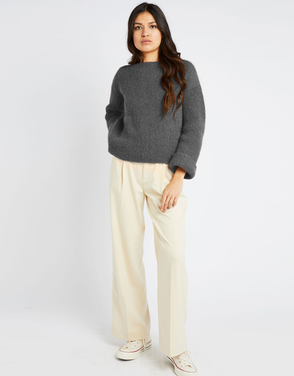 Stronger Pullover Silver Fox Grey