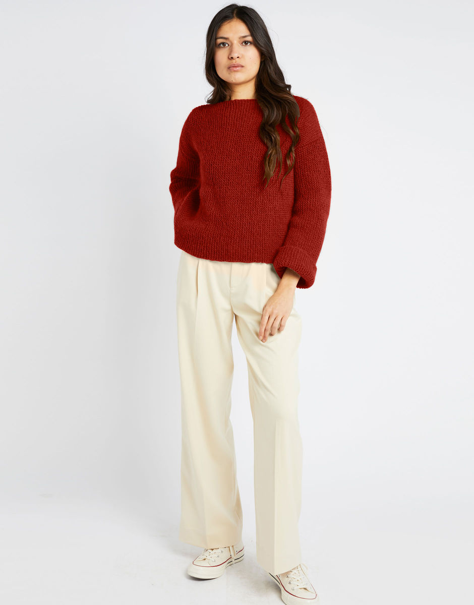 Stronger Pullover Red Ochre