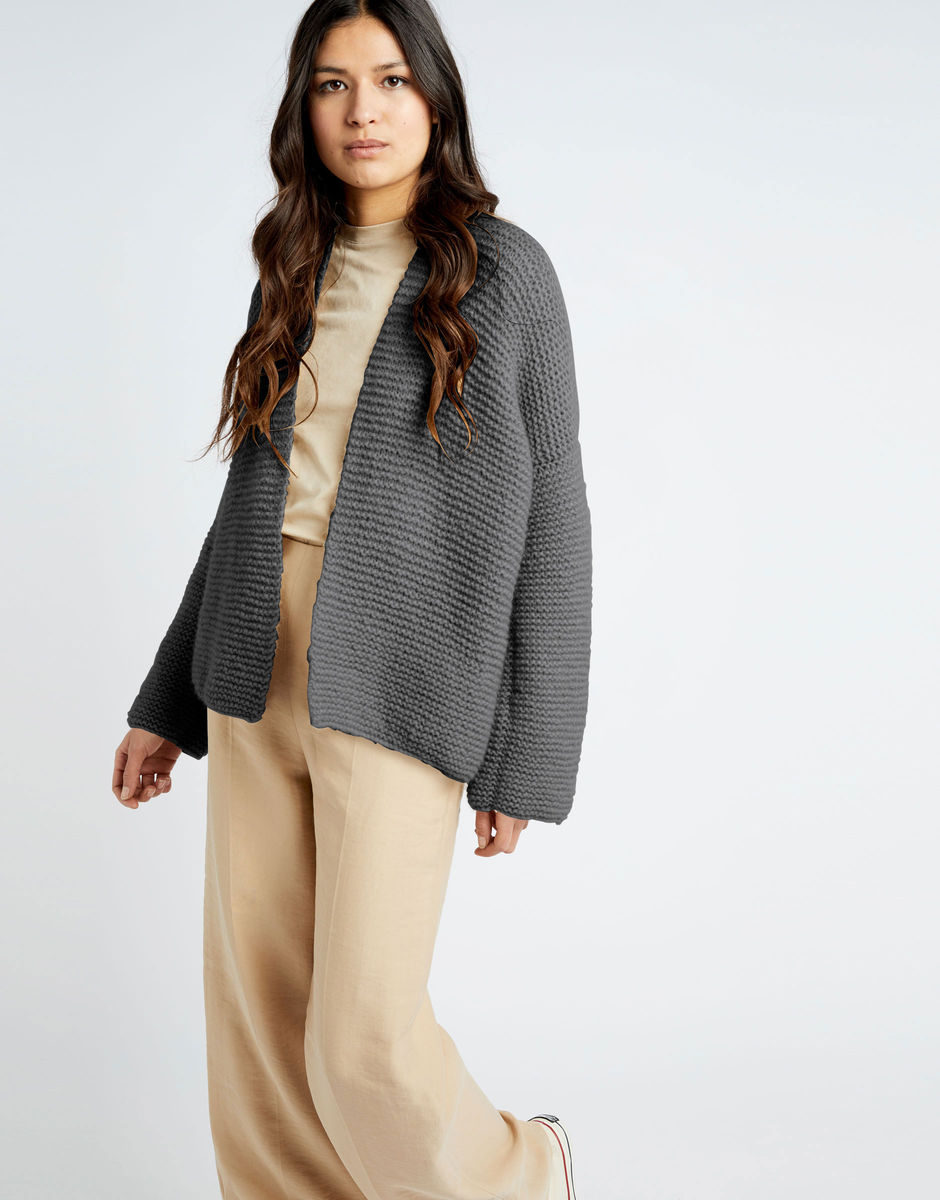 Gotta Feeling Cardigan Silver Fox Grey