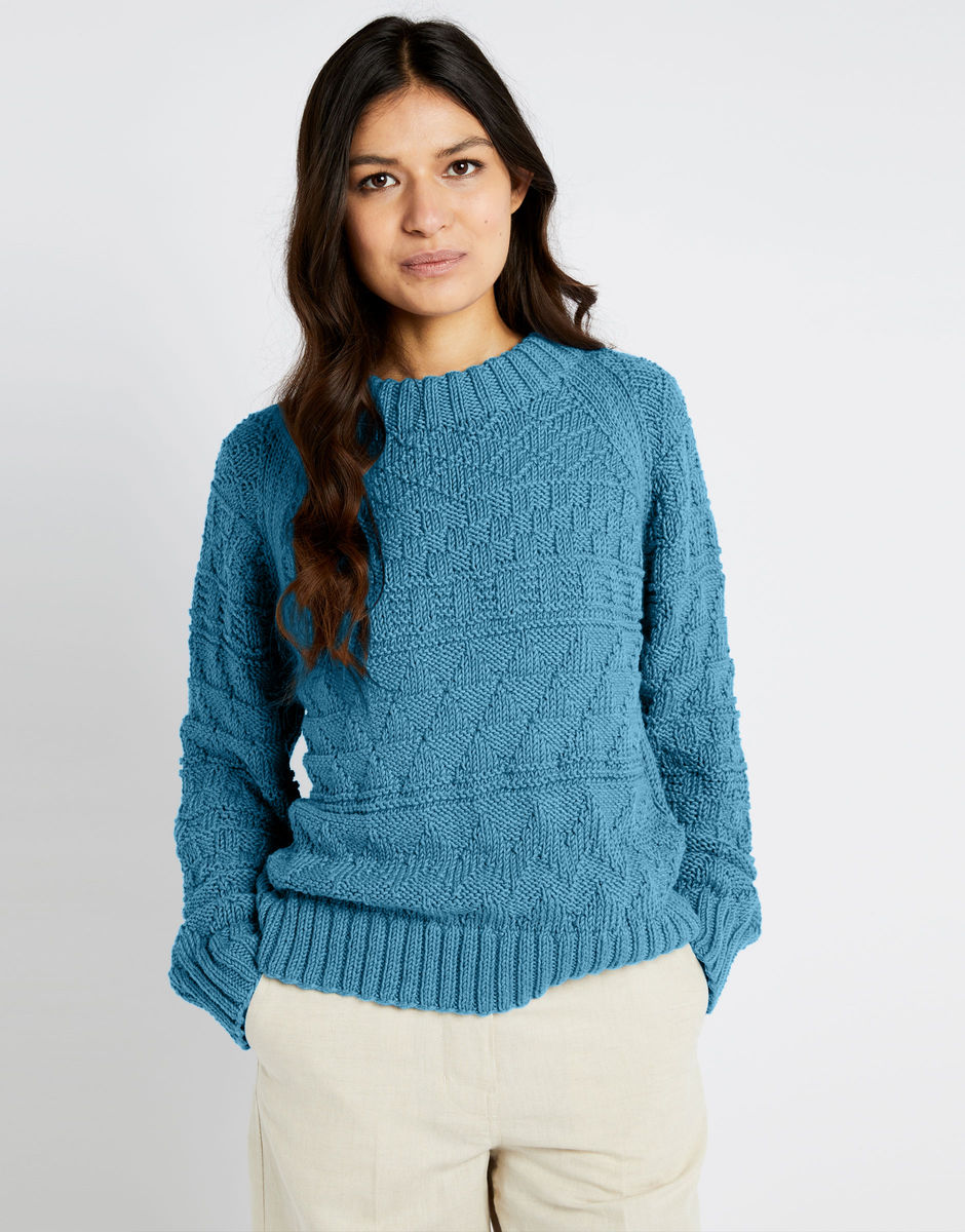 Sanches Sweater Turquoise Waters