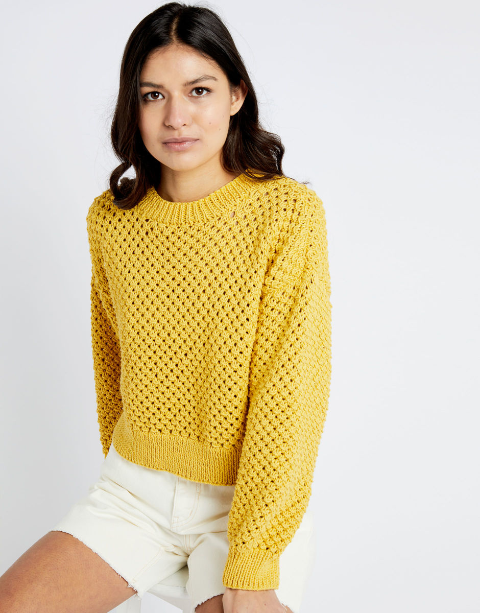 Saltwater Sweater Chalk Yellow