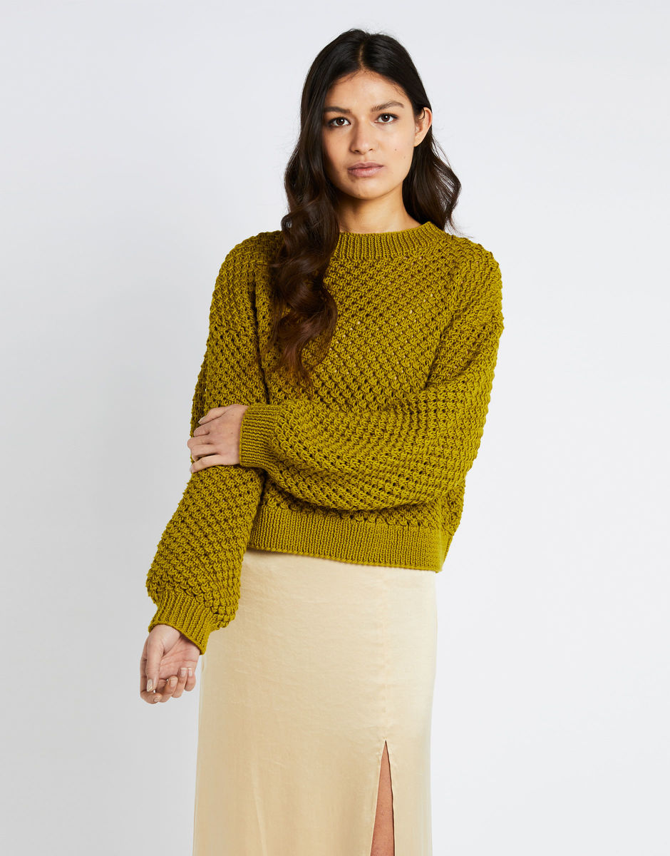 Saltwater Sweater Moss Green