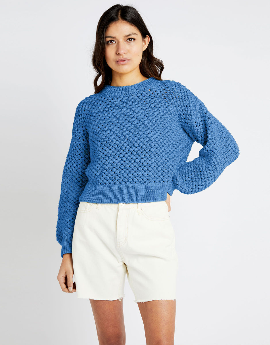 Saltwater Sweater Cloudy Blue