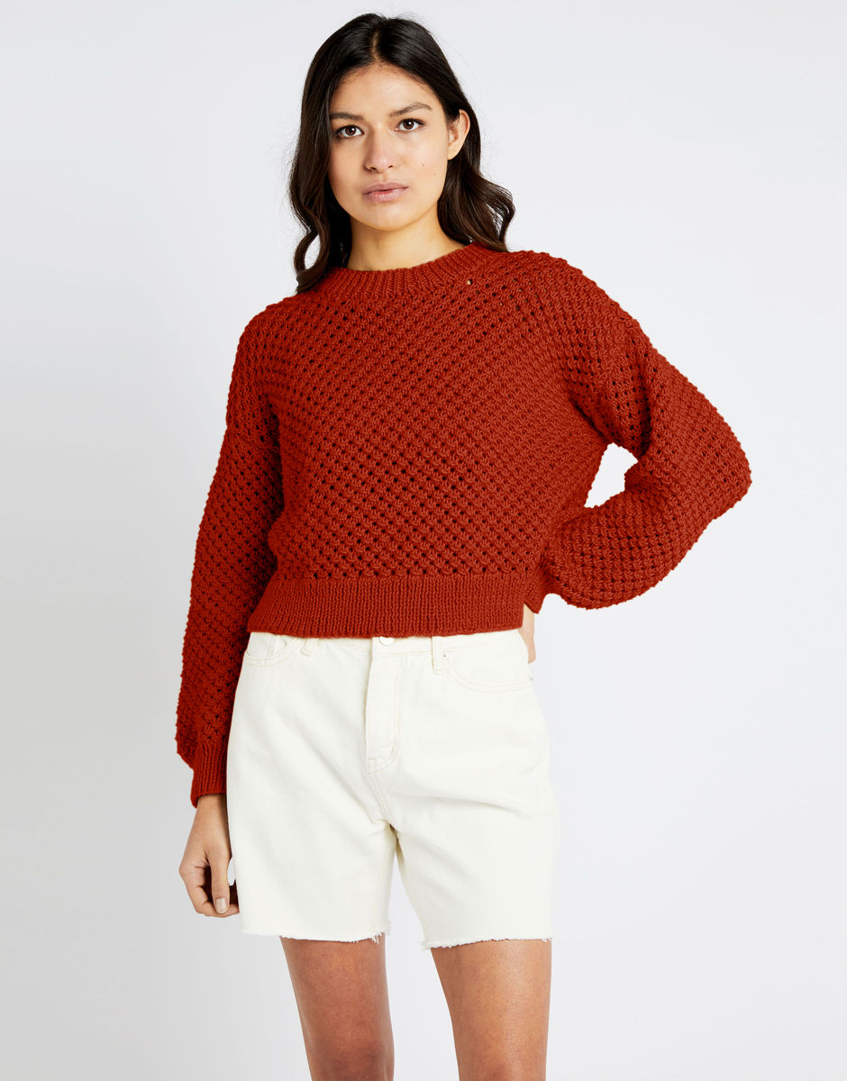 Saltwater Sweater Cinnamon Dust