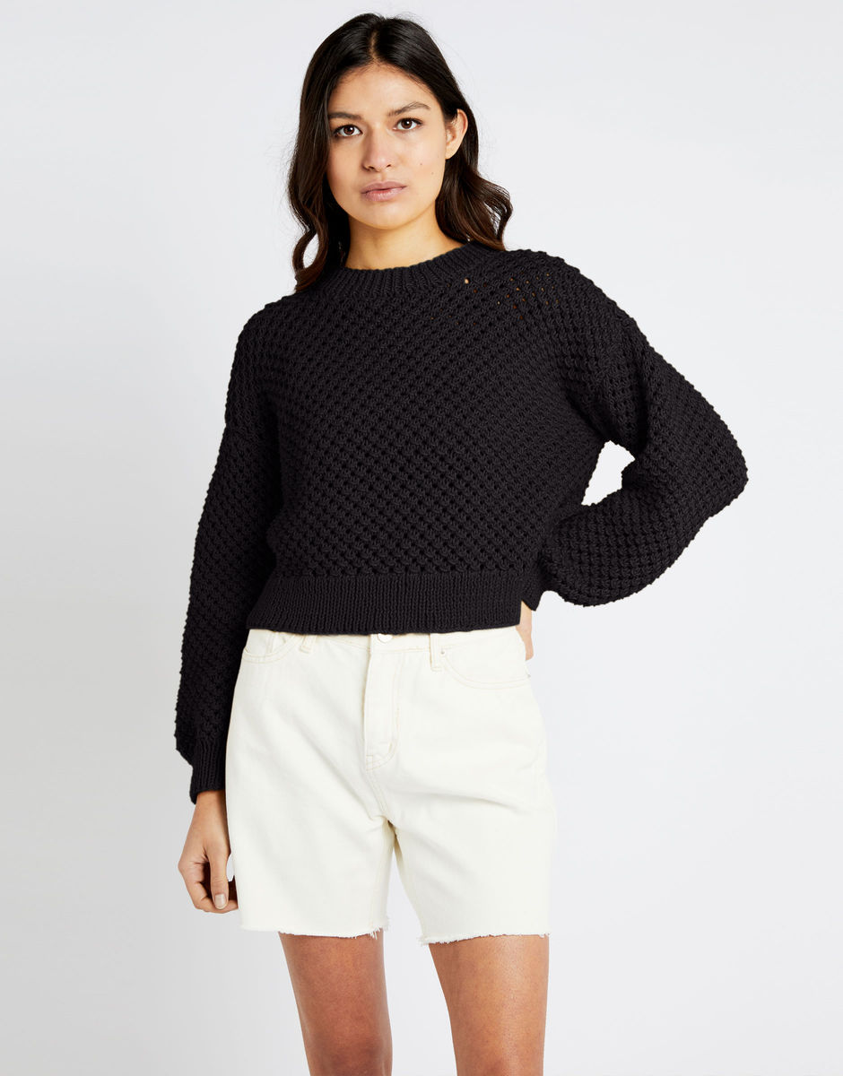 Saltwater Sweater Cinder Black