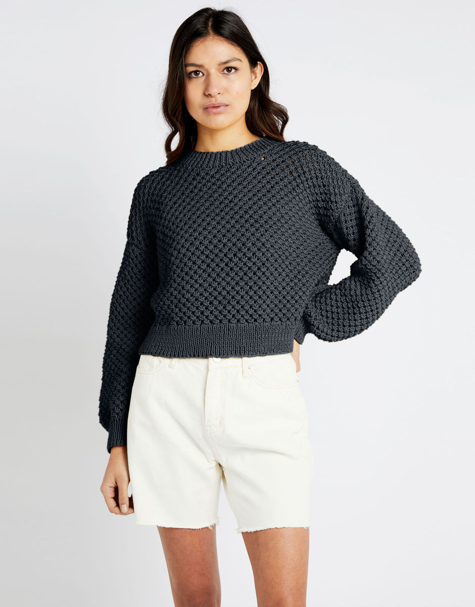 Saltwater Sweater Eagle Grey