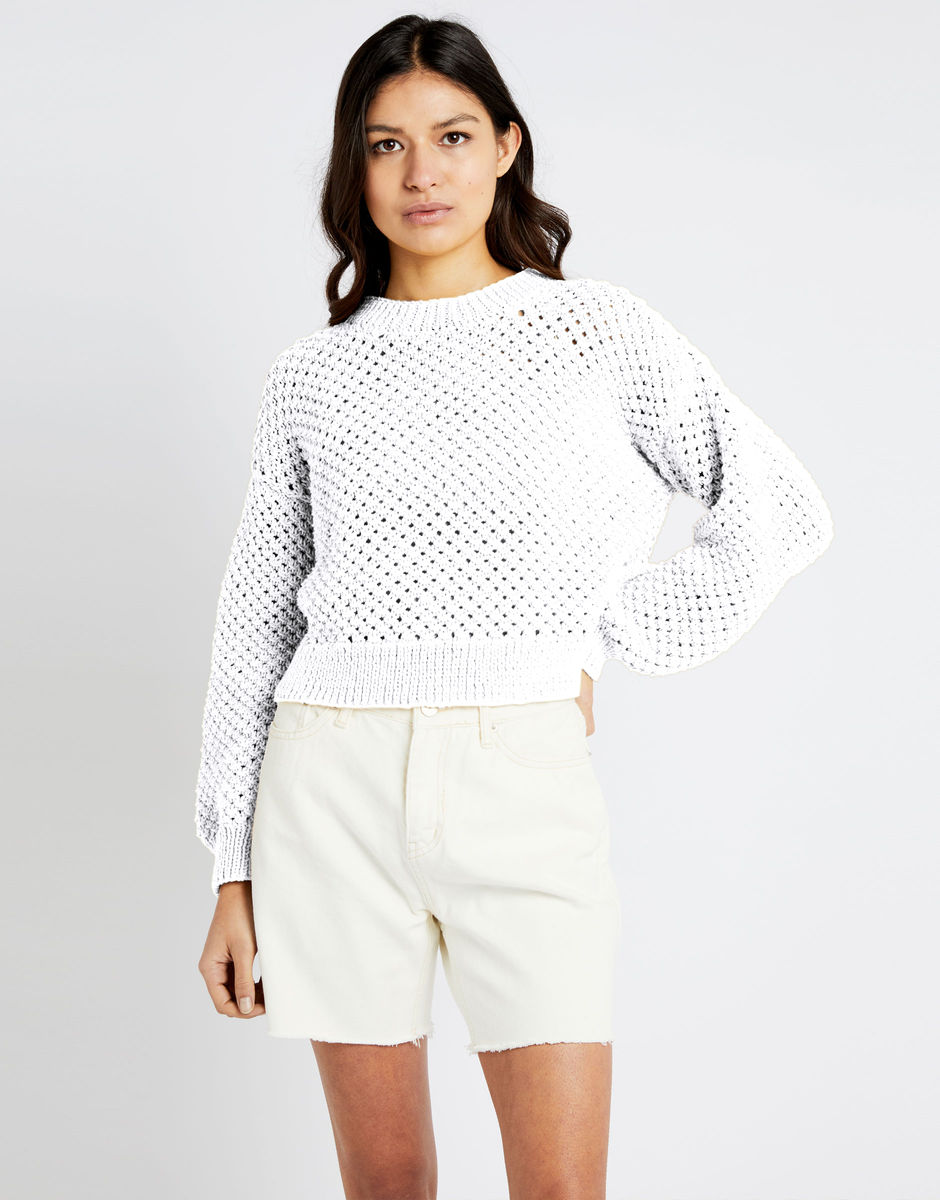 Saltwater Sweater White Noise