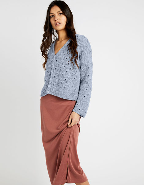 Moloko Cardigan Dusty Blue