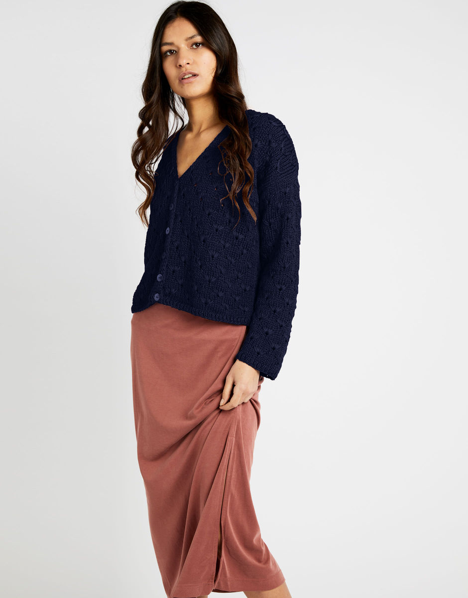 Moloko Cardigan Midnight Blue