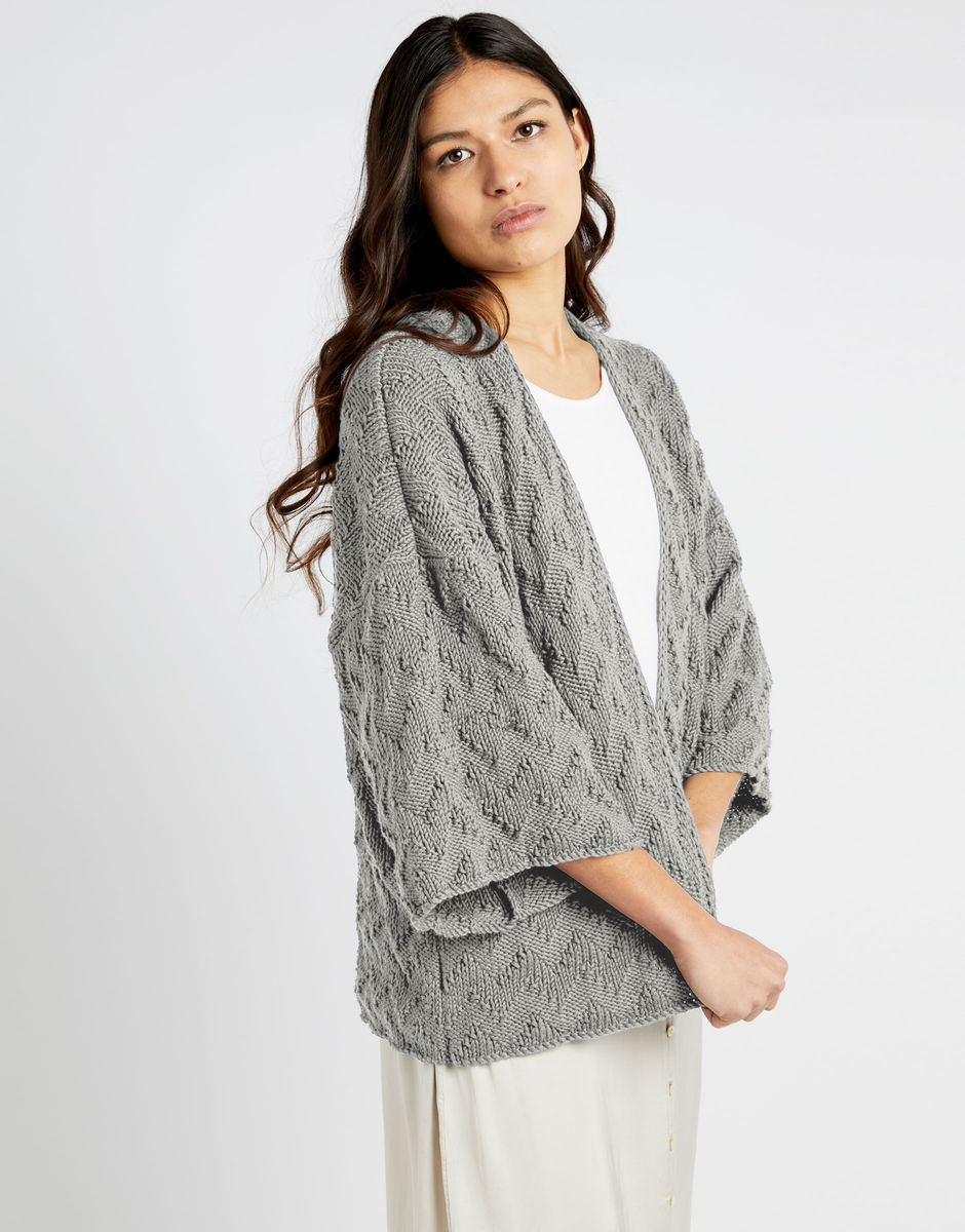 Pacha Cardigan Jog Grey