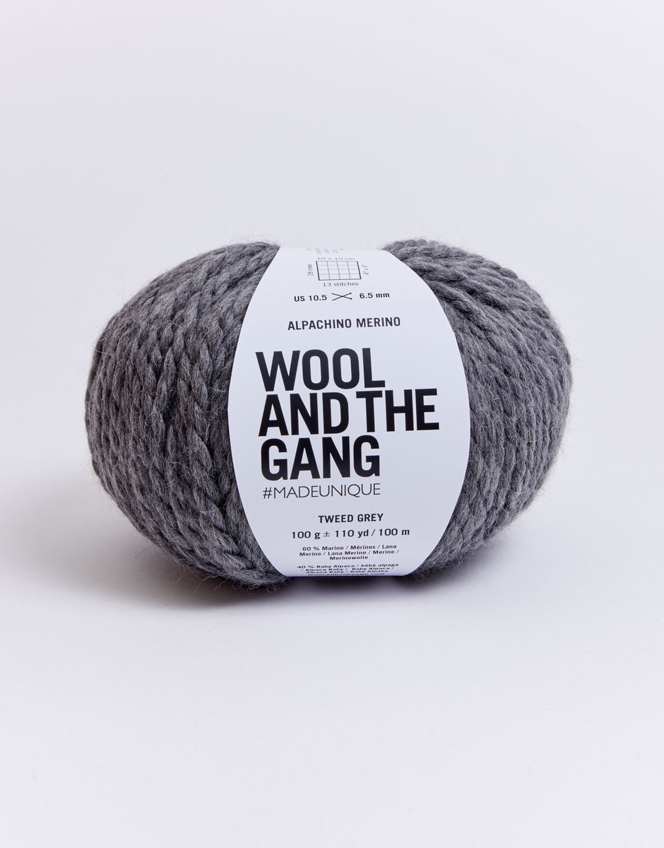 Alpachino Merino Tweed Grey