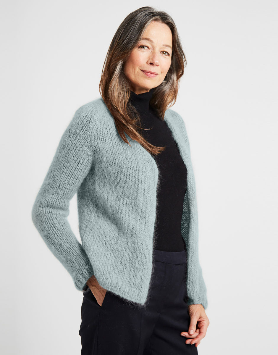 Needed Me Cardigan Blue Chalk