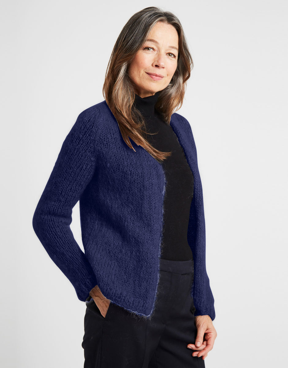 Needed Me Cardigan Midnight Blue