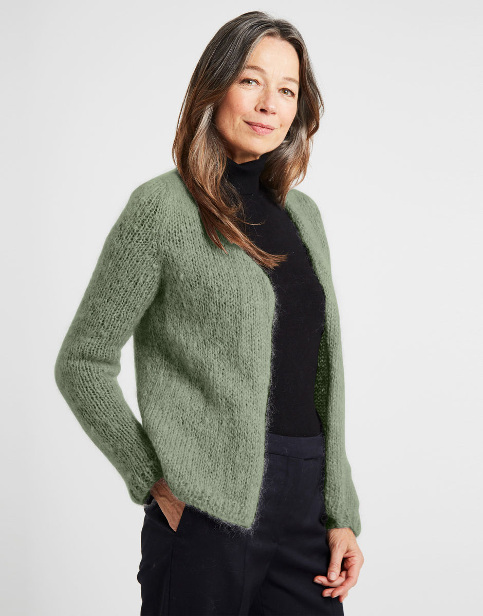 Needed Me Cardigan Eucalyptus Green