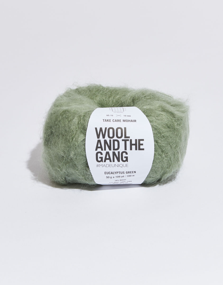 Take Care Mohair Eucalyptus Green