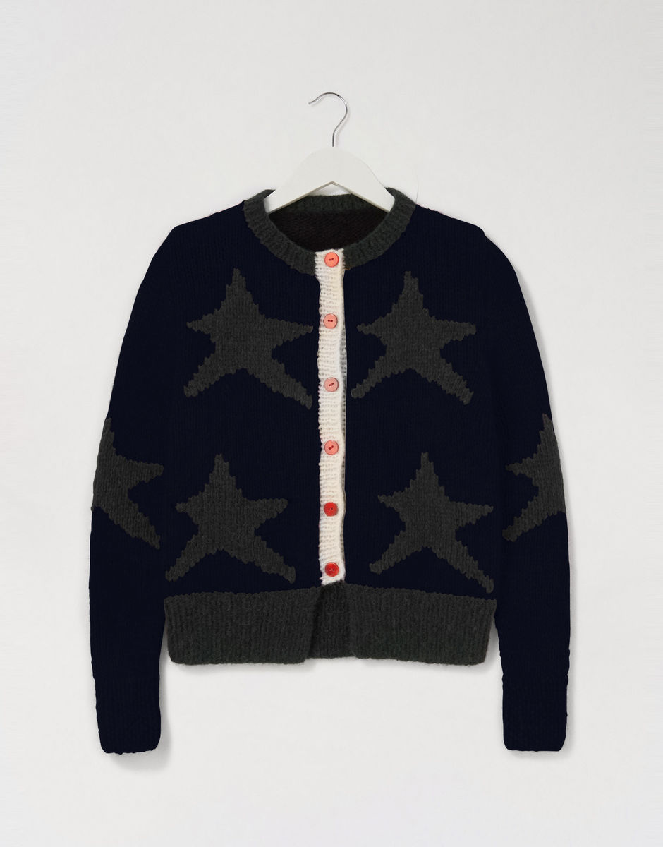 A Star Is Born Cardigan Midnight Blue