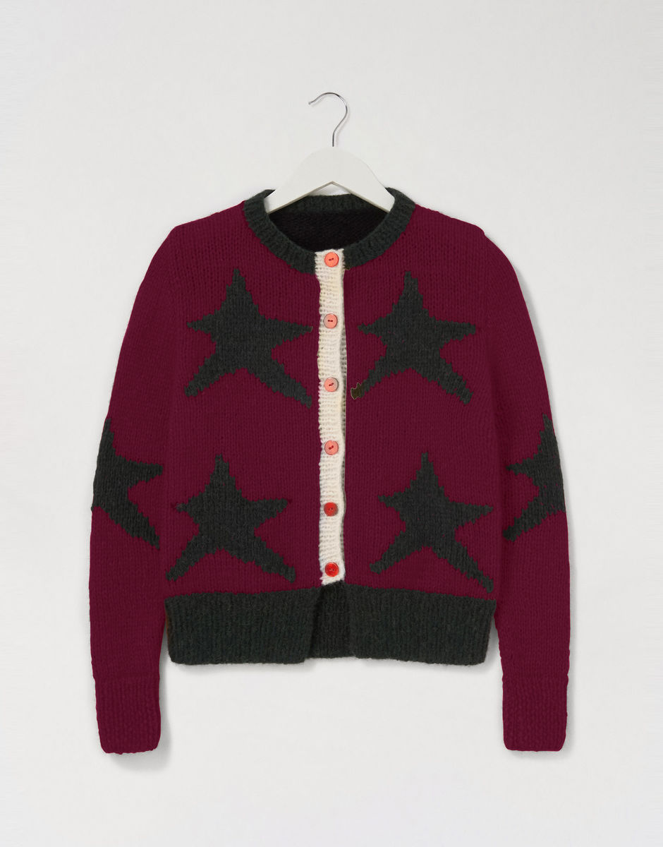 A Star Is Born Cardigan Margaux Red