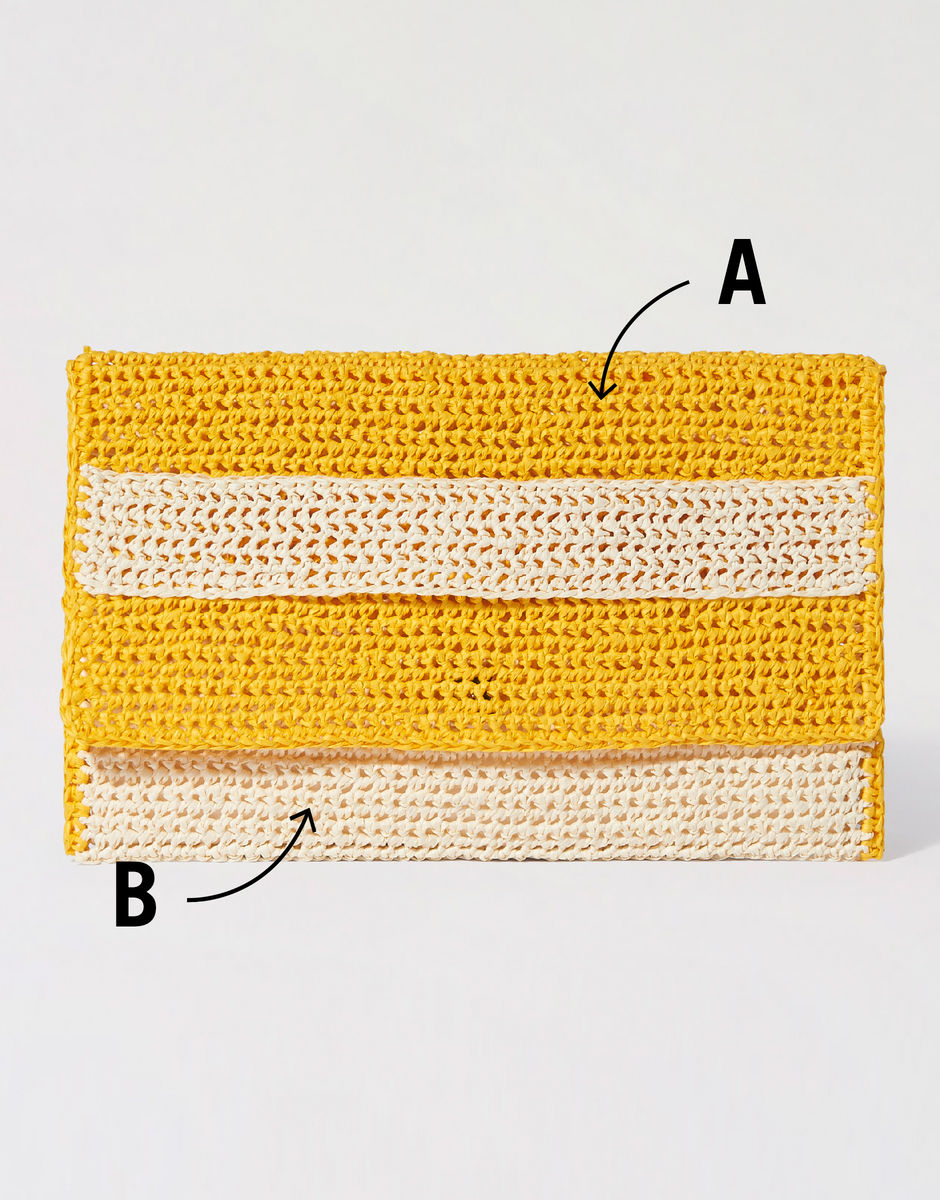 Shallow Clutch Tasche