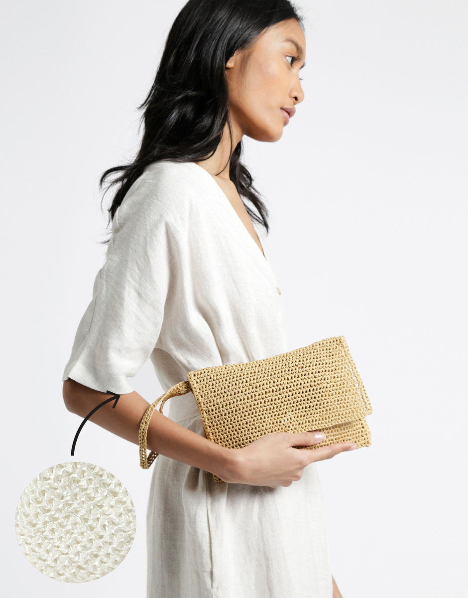 Pochette Money Honey Shell White