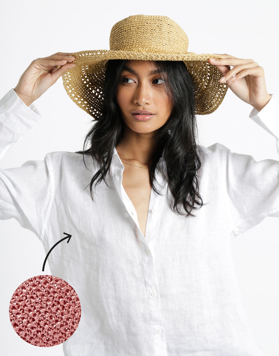 Worn This Way Hat Rose Shimmer