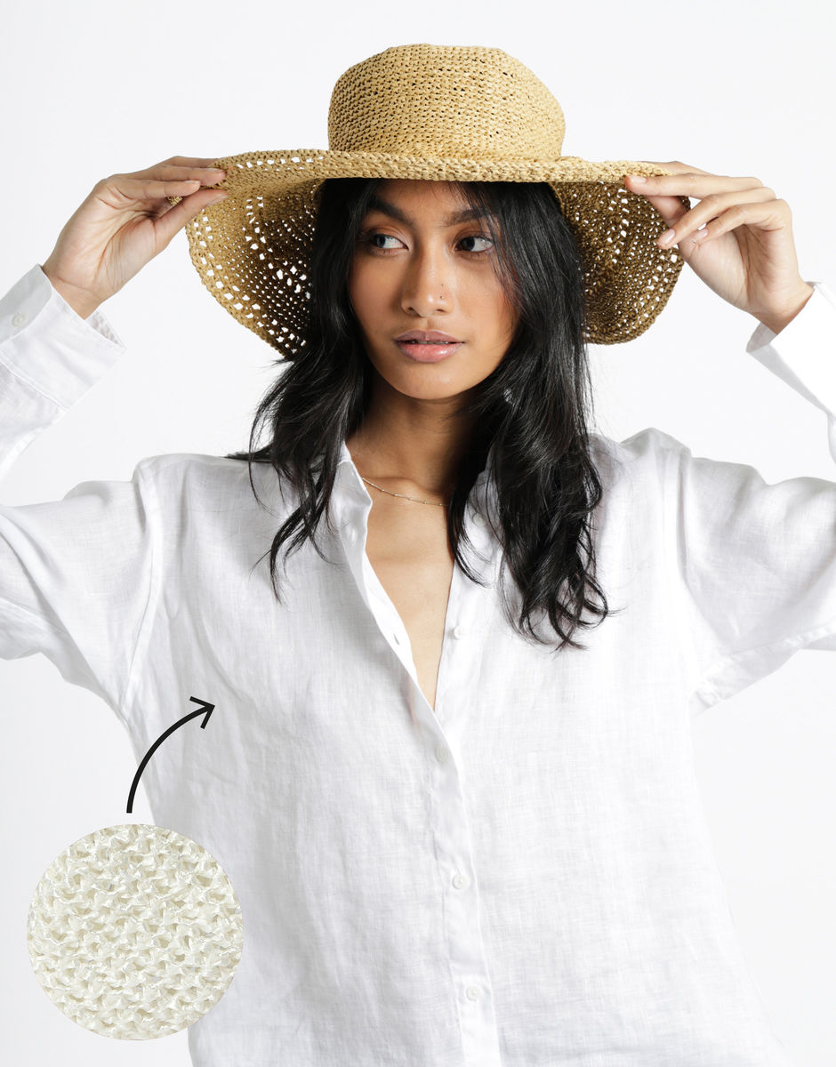 Worn This Way Hat Shell White
