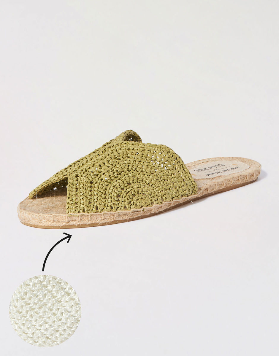 Tropicana Espadrilles Shell White