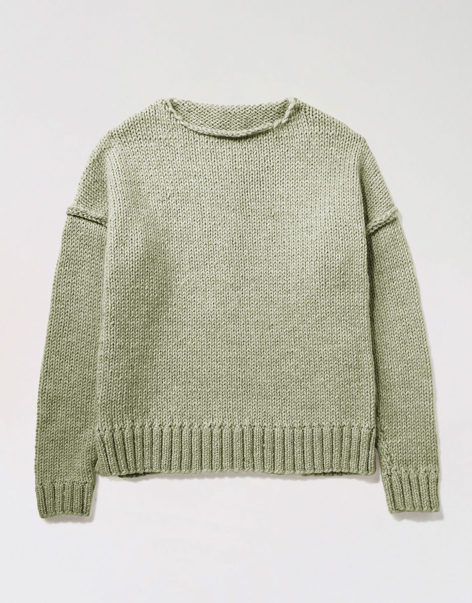 Boys Are Back Sweater Eucalyptus Green
