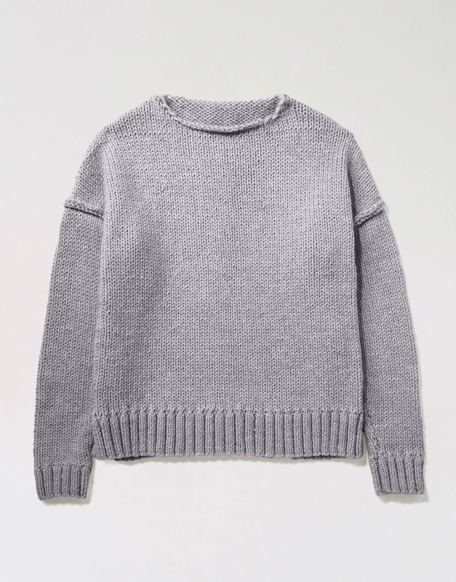 Boys Are Back Sweater Rocky Grey