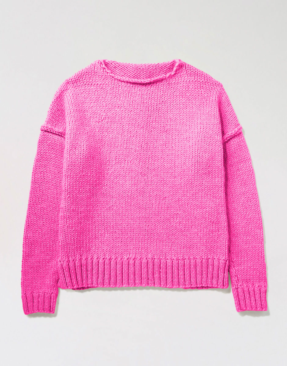Boys Are Back Sweater Bubblegum Pink