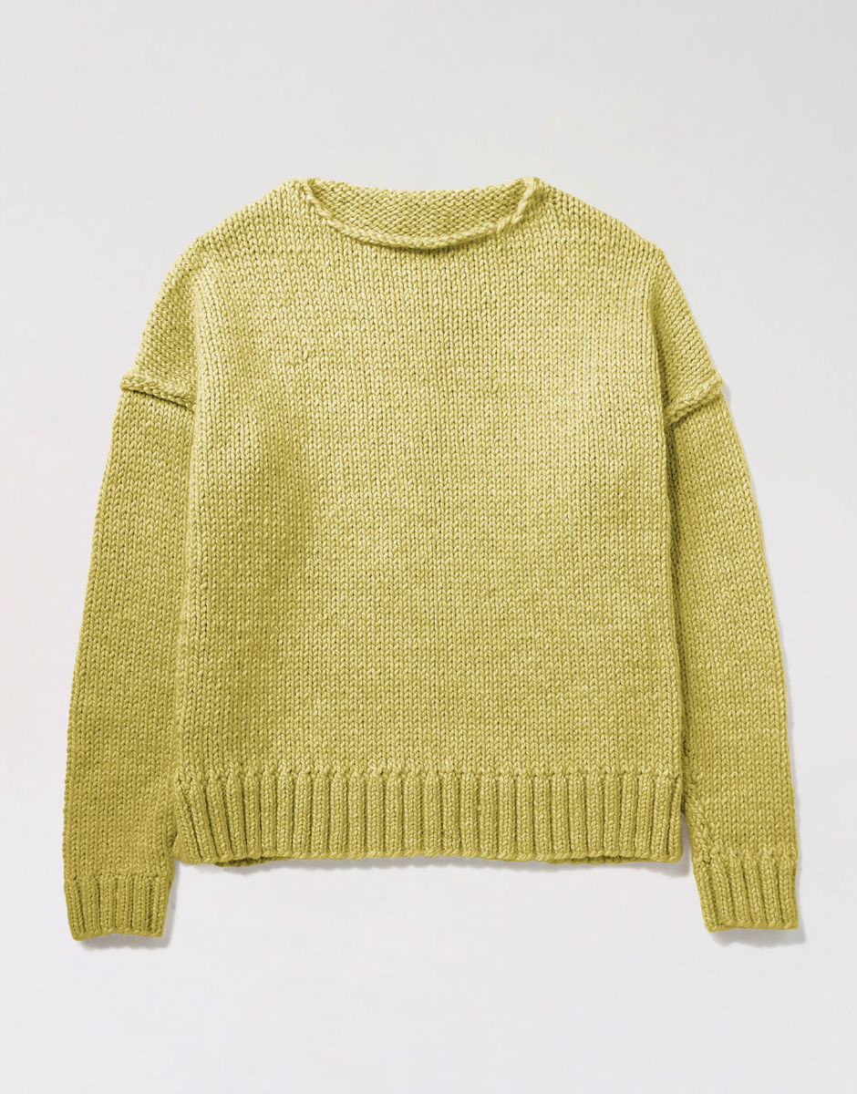 Boys Are Back Sweater Chalk Yellow