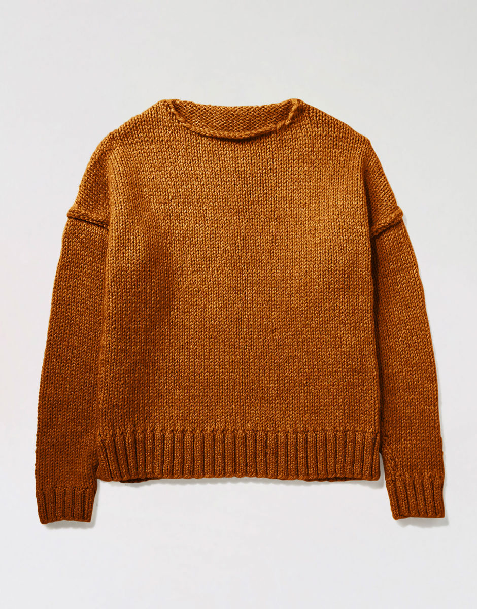 Boys Are Back Sweater Chestnut Brown