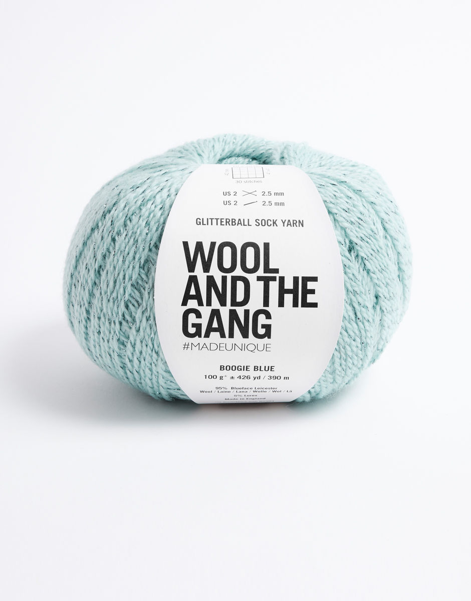 Glitterball Yarn Boogie Blue