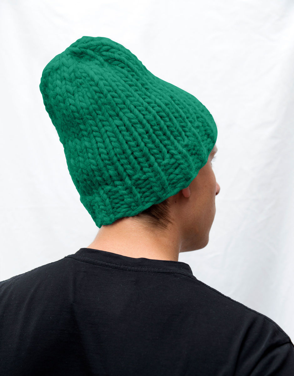 Hygge Mütze Emerald Green