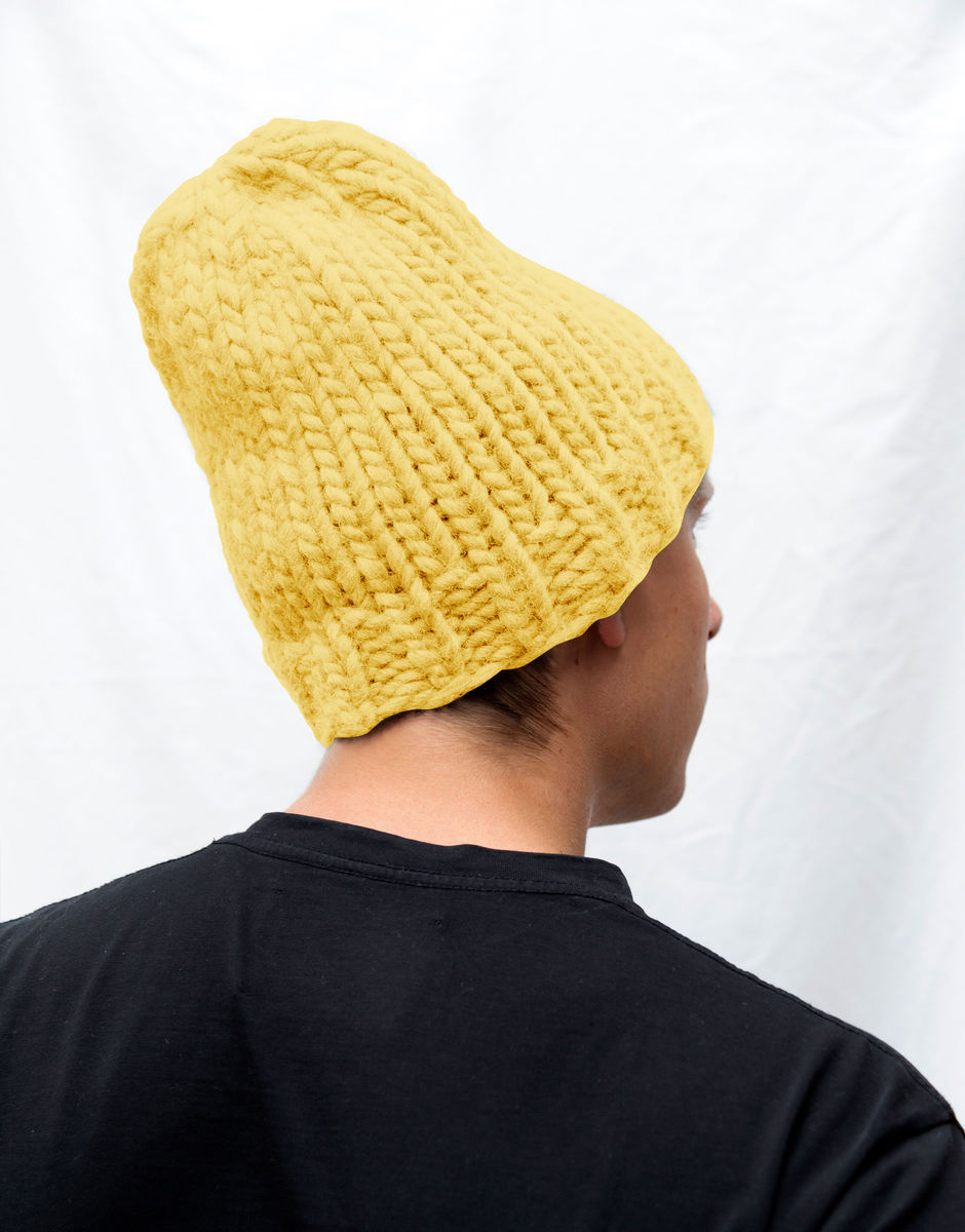 Hygge Mütze Chalk Yellow