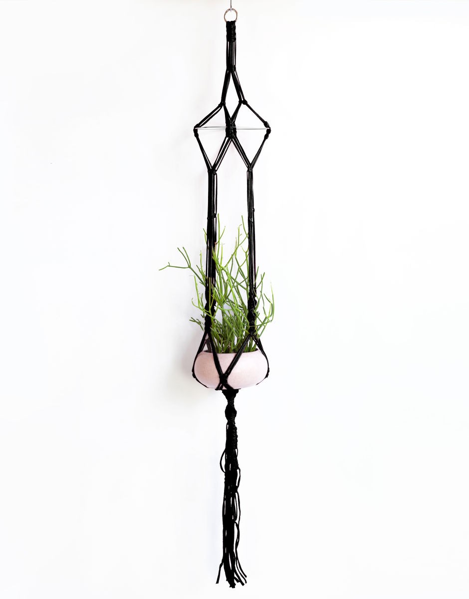 Suspension Pour Plantes Jungle Love Pop Noir