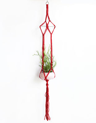 Suspension Pour Plantes Jungle Love Lipstick Red
